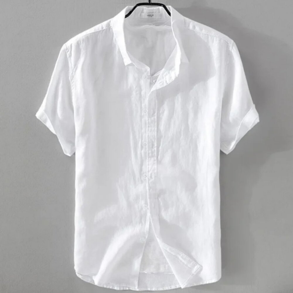 White linen shirt
